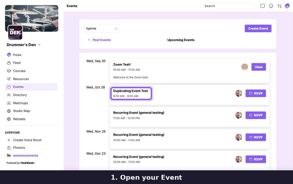 Adding external RSVPs from Event Details, step by step
